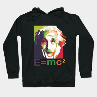 Albert Einstein Pop Art Hoodie